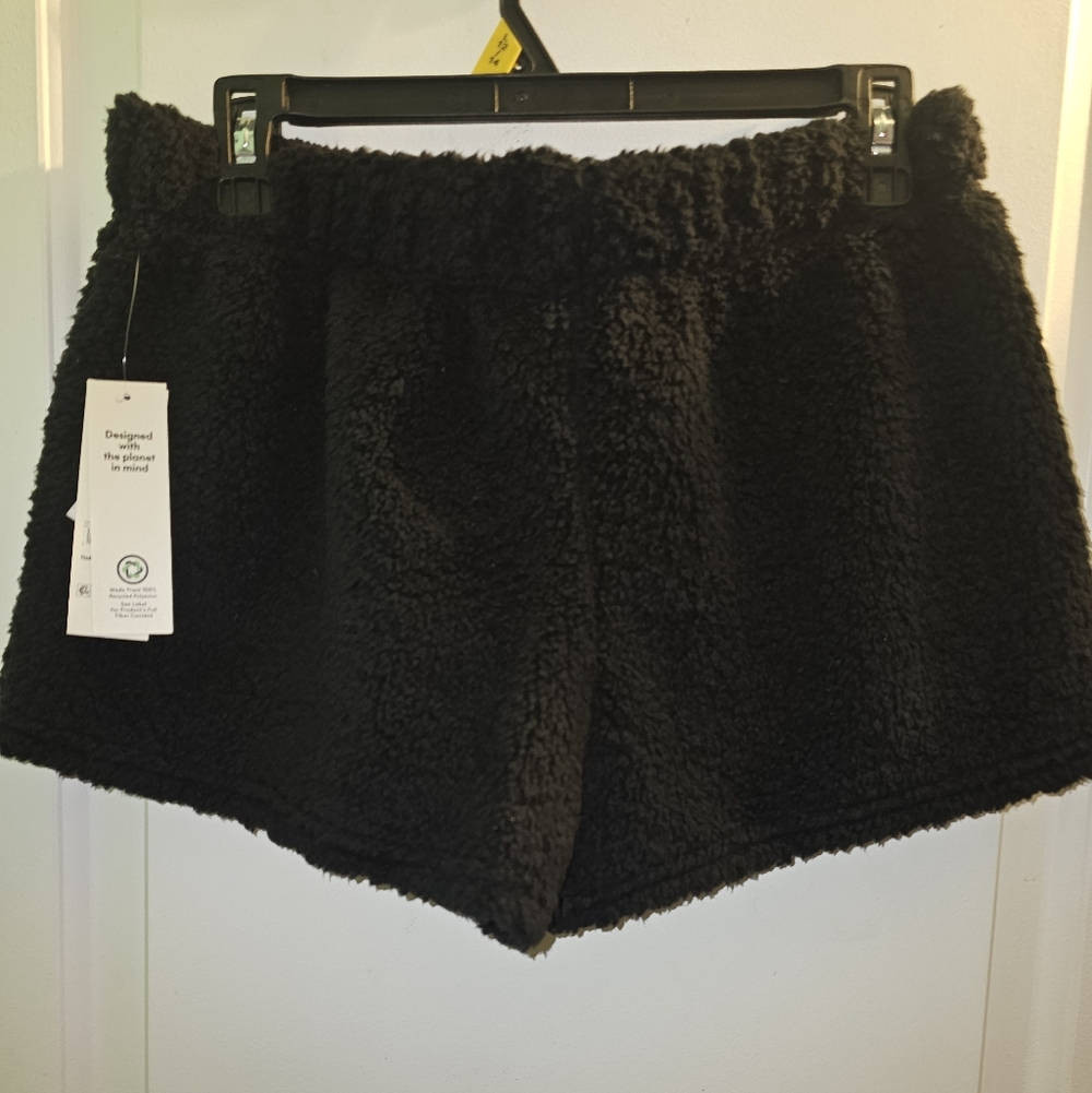 No Boundaries Black Fleece High Waist Shorts